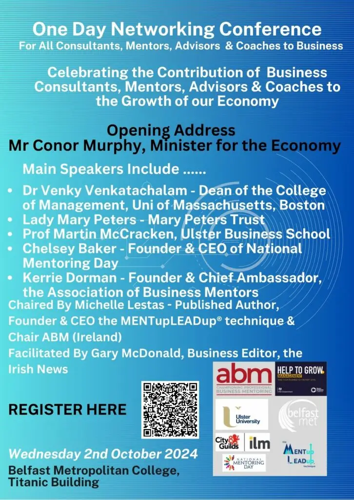 Conference 2nd October for All Business Consultants, Mentors, Advisors & Coaches