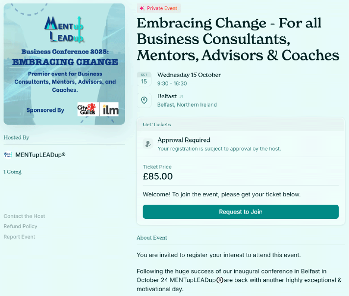 Embracing Change - For all Business Consultants, Mentors, Advisors & Coaches